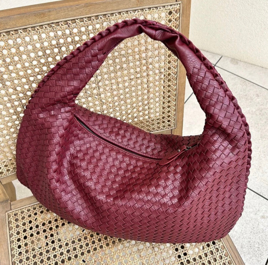 Nora Braided Handbag | Vegan Leather, Spacious Design 1