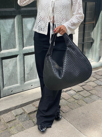 Nora Braided Handbag | Vegan Leather, Spacious Design 3