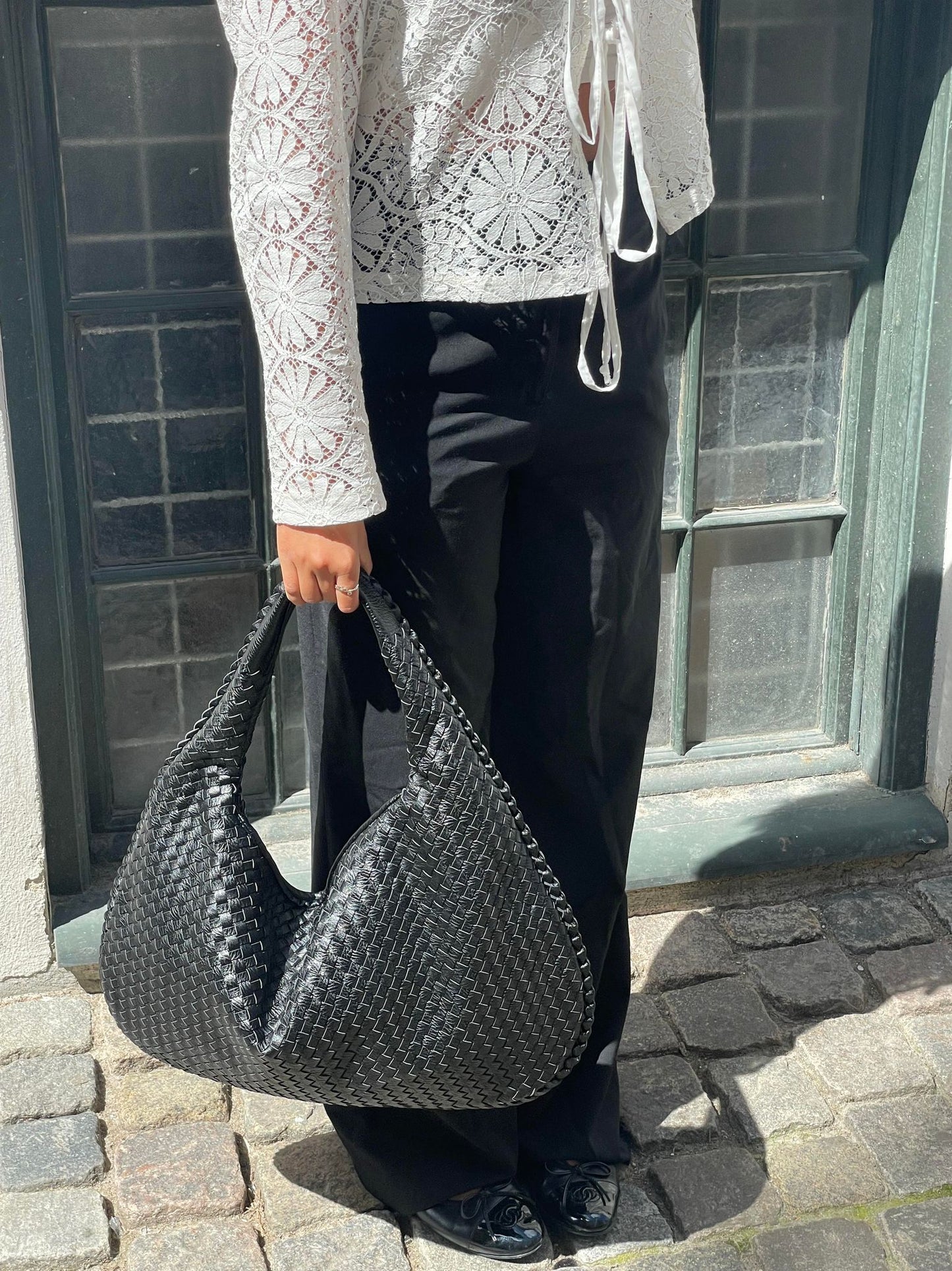 Nora Braided Handbag | Vegan Leather, Spacious Design 6