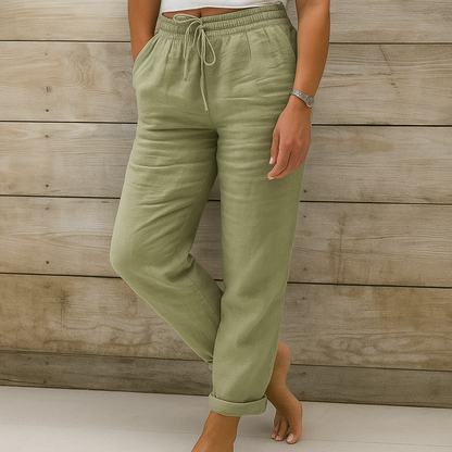 Nora Linen Pants | Lightweight, Stylish Women's Trousers 1