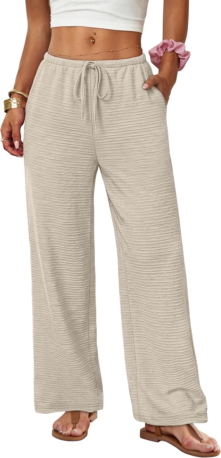 Nora Palazzo Pants | Wide Leg, High Waist, Breathable Fabric, Deep Pockets 1