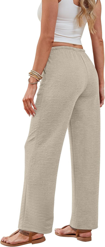 Nora Palazzo Pants | Wide Leg, High Waist, Breathable Fabric, Deep Pockets 4