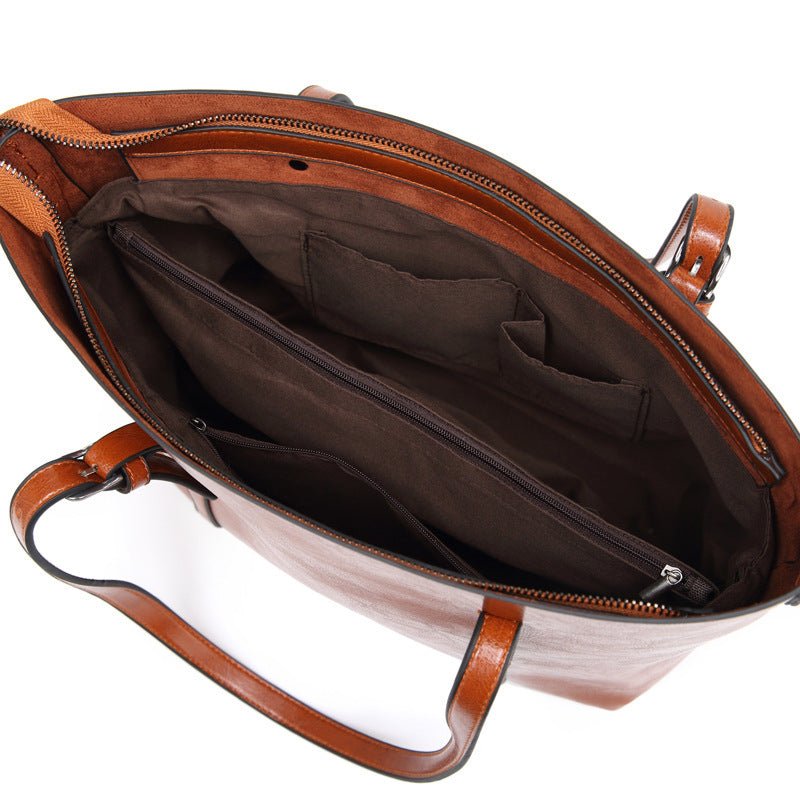 Nyla Leather Tote Bag | Elegant & Spacious Work Bag 6