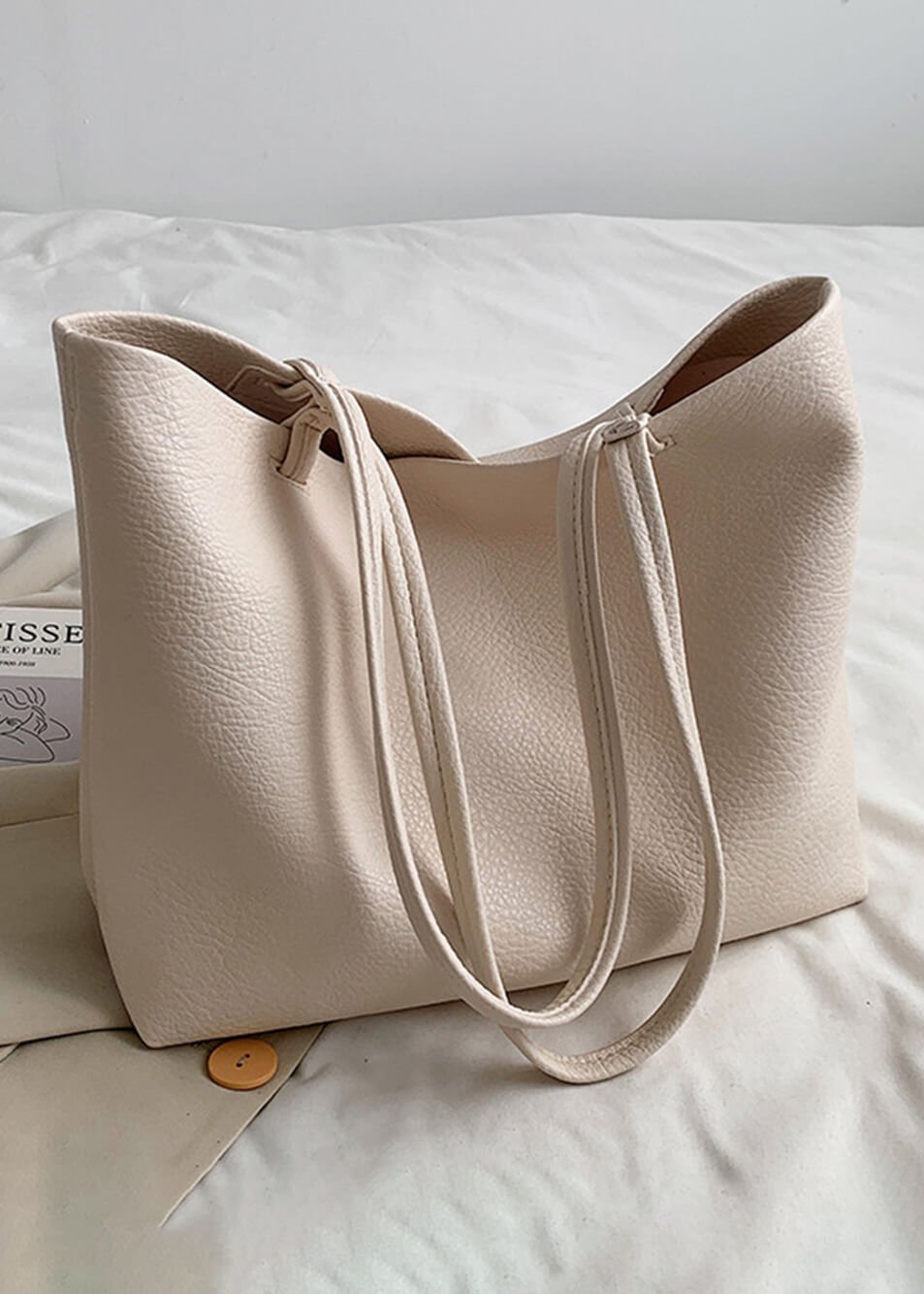 Rhea Women's Tote Bag | Spacious Faux Leather Design 0