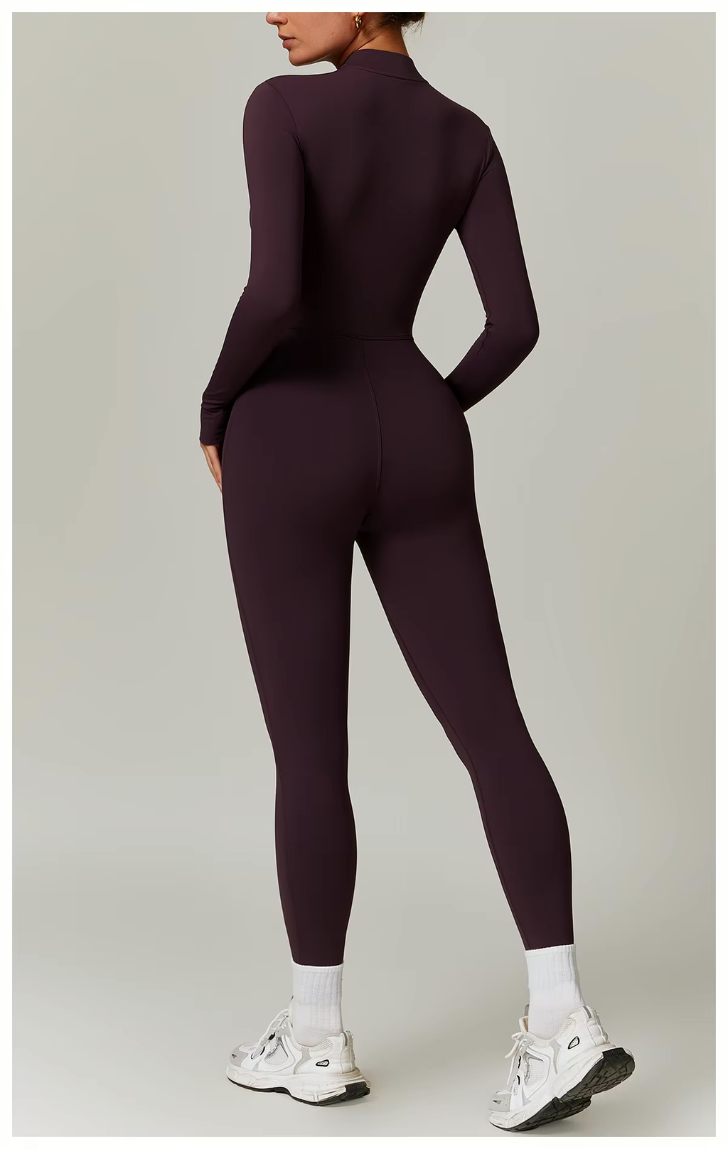 Tuta invernale da donna Eya – Completo sportivo elasticizzato da esterno con fodera in pile