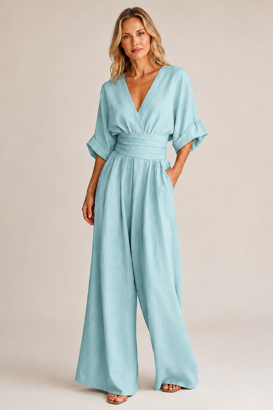 Sable Jumpsuit Women | Elegant Micro-Elastic Polyester, High Waist 5