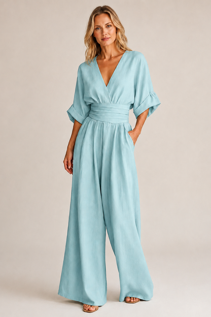 Sable Jumpsuit Women | Elegant Micro-Elastic Polyester, High Waist 5