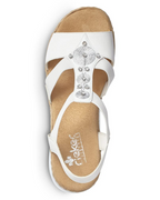 Leona Women’s Wedge Sandals – Buckle Summer Shoes with Cushioned Insole