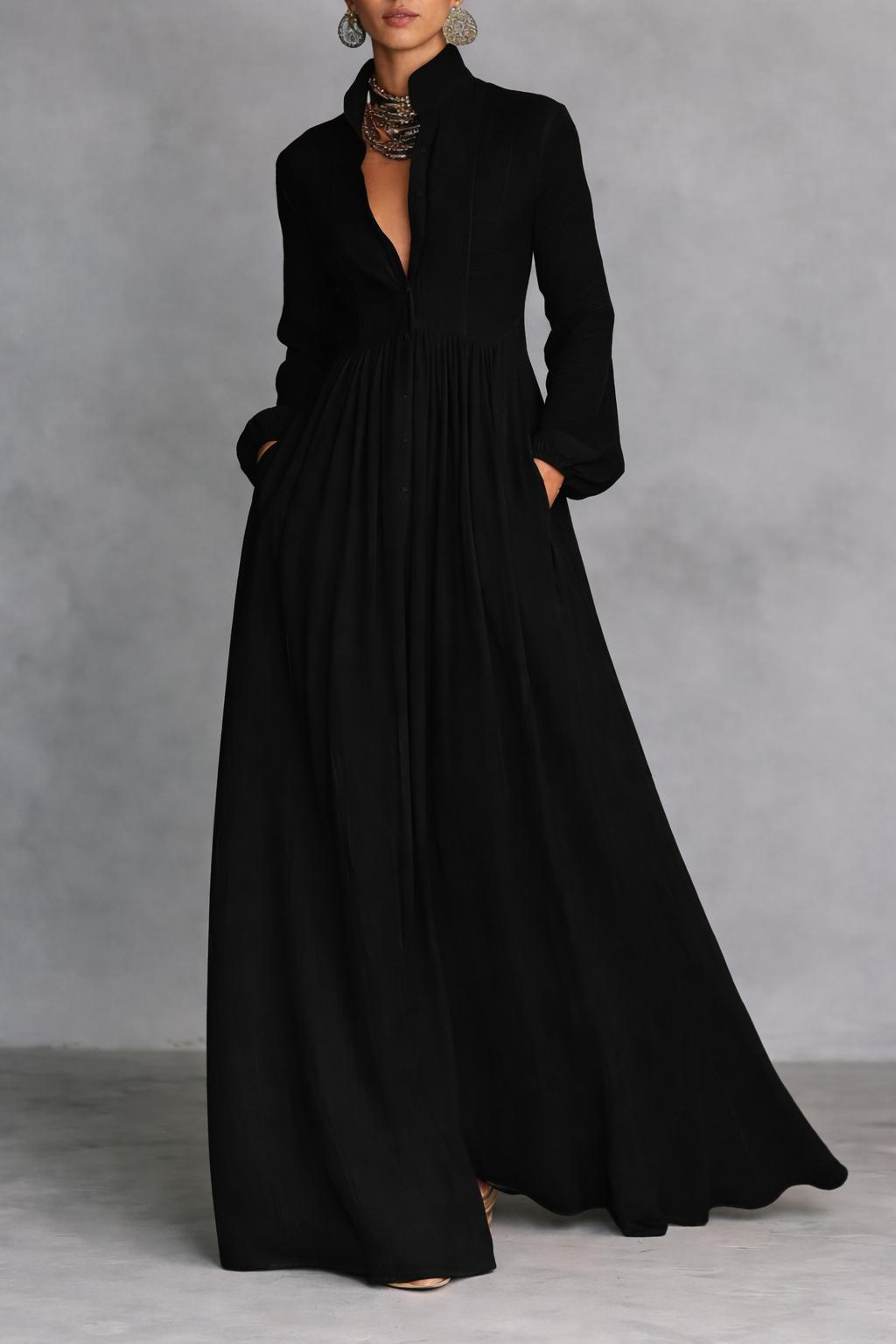 Sera Maxi Dress | Lightweight Button-Front Summer Dress for Women 1