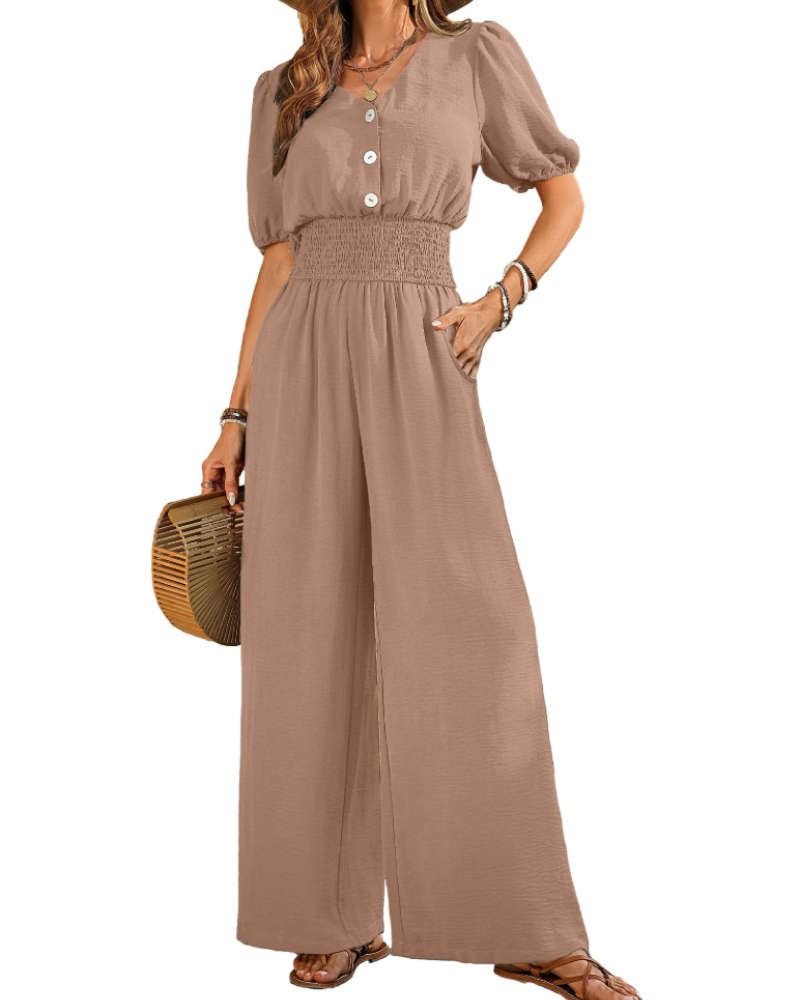 Sera Women's Jumpsuit | Breathable Fabric, Wide Leg Design 10
