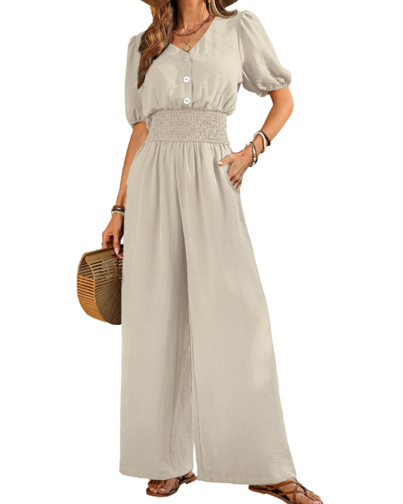 Sera Women's Jumpsuit | Breathable Fabric, Wide Leg Design 8