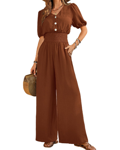 Sera Women's Jumpsuit | Breathable Fabric, Wide Leg Design 9