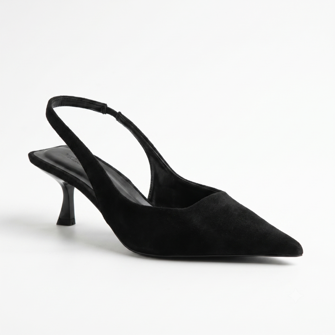 Sienna Office Heels | Pointed Toe, Comfortable Low Heel 2