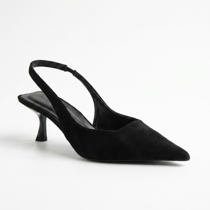 Sienna Office Heels | Pointed Toe, Comfortable Low Heel 2