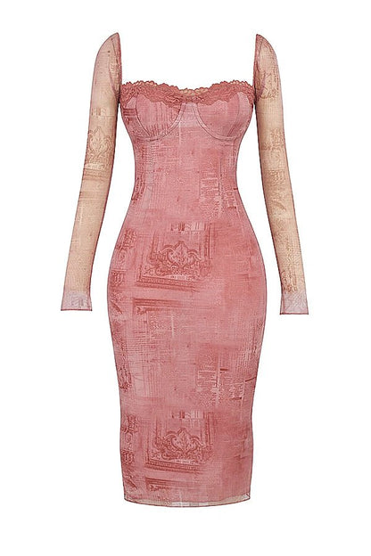 Sierra Corset Dress | Soft Stretch Mesh, Underwired Cups, Perfect for Evening Events 7