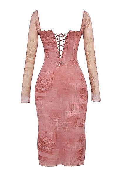 Sierra Corset Dress | Soft Stretch Mesh, Underwired Cups, Perfect for Evening Events 9