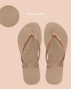 Selena Women’s Slim Flip-Flops – Lightweight Non-Slip Summer Beach Sandals
