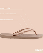 Selena Women’s Slim Flip-Flops – Lightweight Non-Slip Summer Beach Sandals