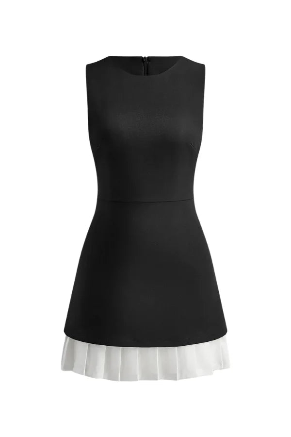 Tessa Black Dress | Elegant Pleated Design for Women 3
