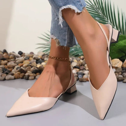 Vera Slingback Heels | Low Block, Comfortable Fit 1
