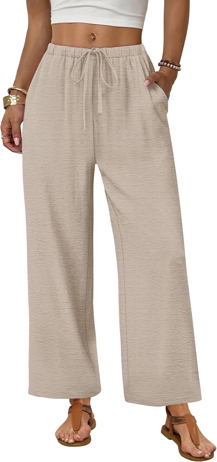 Zara Palazzo Trousers | Wide Leg, Elastic Waist, Pockets 1