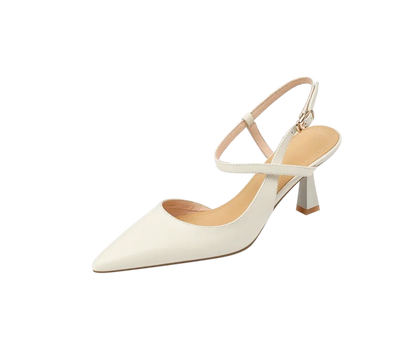Zara Strappy Heels | Adjustable Ankle Strap, Pointed Design 3