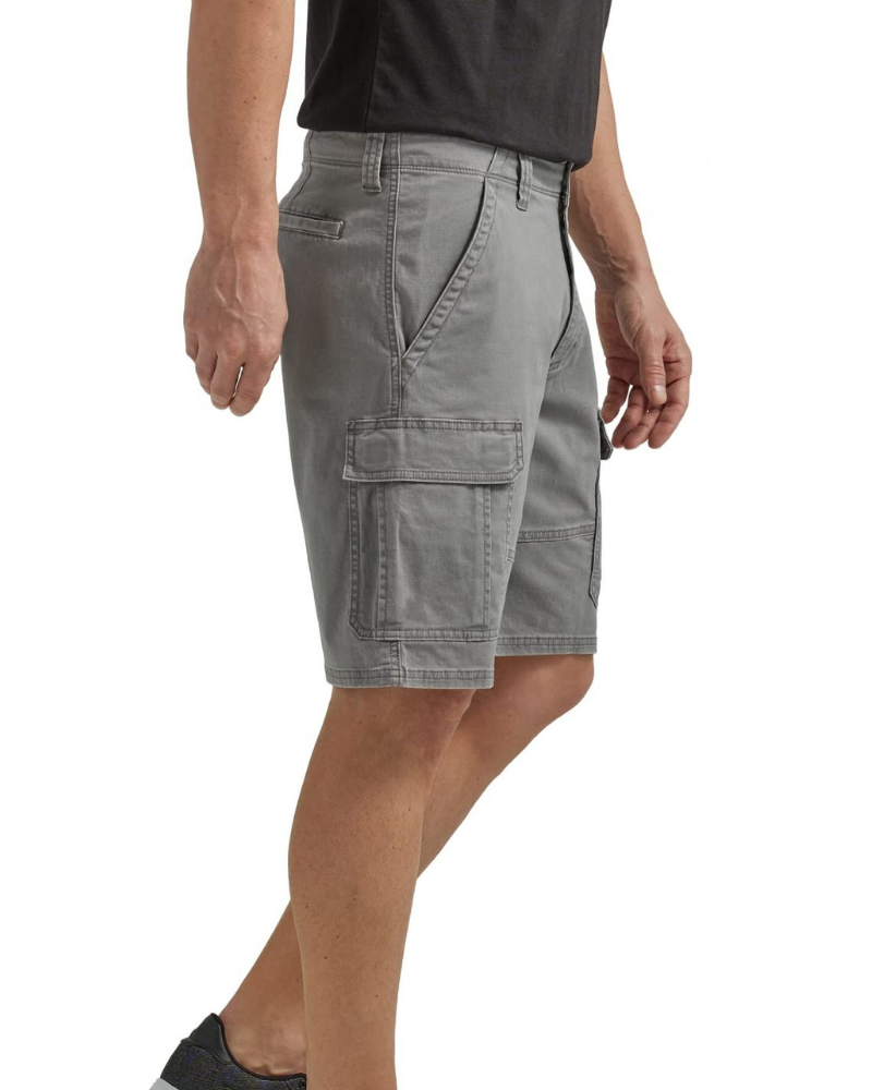 Shorts cargo elásticos para hombre Hudson – corte holgado, 6 bolsillos y entrepierna de 10 pulgadas