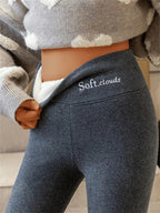 Sophia – damskie legginsy polarowe, ciepłe elastyczne legginsy zimowe modelujące sylwetkę