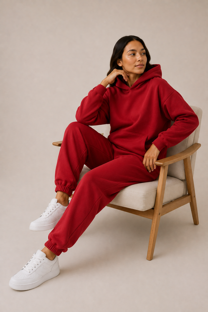 Astra Womens Tracksuit Set | Oversized Hoodie and Pants, Soft Comfortable Fabric