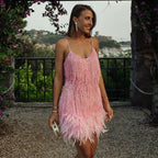 Robe de cocktail à sequins pour femme Samantha – robe élégante ajustée pour mariage et soirée